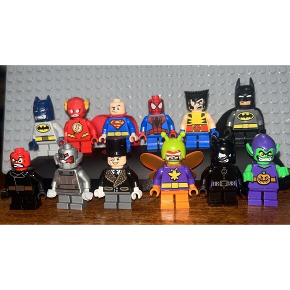 Lot of 12!! Lego Marvel DC Super Heroes Minifigures Mighty Micros RETIRED Batman - Picture 2 of 8